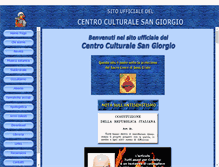 Tablet Screenshot of centrosangiorgio.com